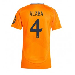 Real Madrid David Alaba #4 Uit tenue Dames 2024-25 Korte Mouw