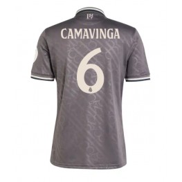 Real Madrid Eduardo Camavinga #6 Derde tenue 2024-25 Korte Mouw