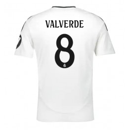 Real Madrid Federico Valverde #8 Thuis tenue 2024-25 Korte Mouw