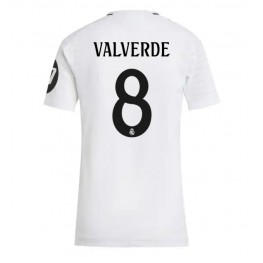 Real Madrid Federico Valverde #8 Thuis tenue Dames 2024-25 Korte Mouw