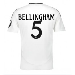 Real Madrid Jude Bellingham #5 Thuis tenue 2024-25 Korte Mouw