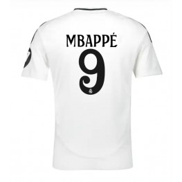 Real Madrid Kylian Mbappe #9 Thuis tenue 2024-25 Korte Mouw