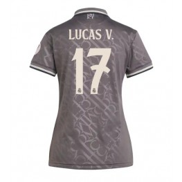 Real Madrid Lucas Vazquez #17 Derde tenue Dames 2024-25 Korte Mouw