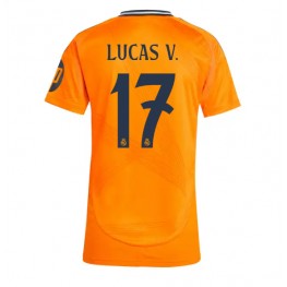 Real Madrid Lucas Vazquez #17 Uit tenue Dames 2024-25 Korte Mouw