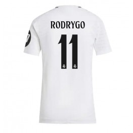 Real Madrid Rodrygo Goes #11 Thuis tenue Dames 2024-25 Korte Mouw