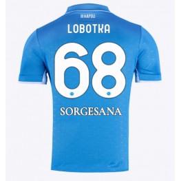 SSC Napoli Stanislav Lobotka #68 Thuis tenue 2024-25 Korte Mouw