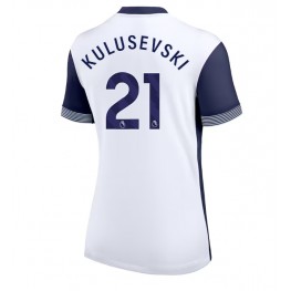 Tottenham Hotspur Dejan Kulusevski #21 Thuis tenue Dames 2024-25 Korte Mouw