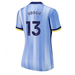 Tottenham Hotspur Destiny Udogie #13 Uit tenue Dames 2024-25 Korte Mouw