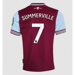 West Ham United Crysencio Summerville #7 Thuis tenue 2024-25 Korte Mouw