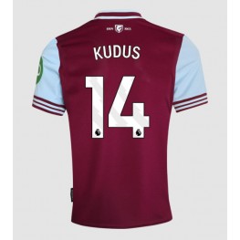 West Ham United Mohammed Kudus #14 Thuis tenue 2024-25 Korte Mouw