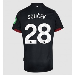 West Ham United Tomas Soucek #28 Uit tenue 2024-25 Korte Mouw