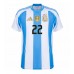 Argentinië Lautaro Martinez #22 Thuis tenue Copa America 2024 Korte Mouw