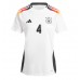 Duitsland Jonathan Tah #4 Thuis tenue EK 2024 Korte Mouw