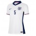 Engeland John Stones #5 Thuis tenue Dames EK 2024 Korte Mouw