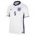 Engeland John Stones #5 Thuis tenue EK 2024 Korte Mouw