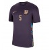 Engeland John Stones #5 Uit tenue EK 2024 Korte Mouw