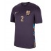 Engeland Kyle Walker #2 Uit tenue EK 2024 Korte Mouw