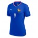 Frankrijk Olivier Giroud #9 Thuis tenue Dames EK 2024 Korte Mouw