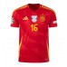 Spanje Rodri Hernandez #16 Thuis tenue EK 2024 Korte Mouw